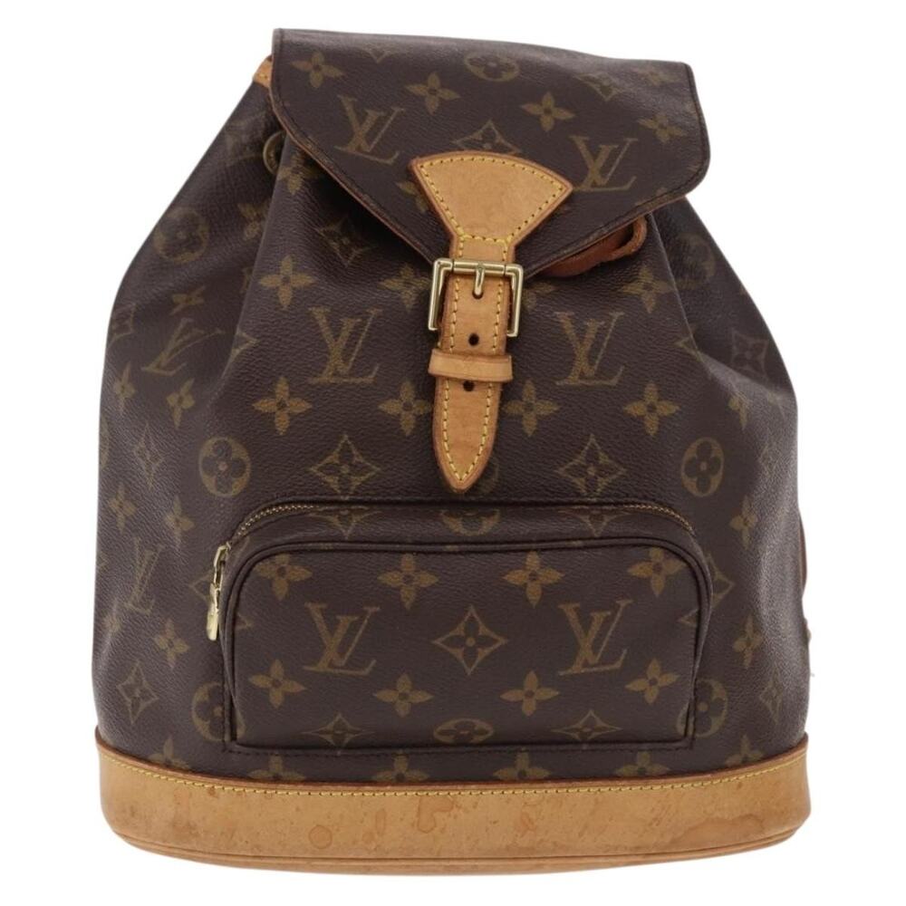 Louis Vuitton Monogram Montsouris MM Backpack Brown